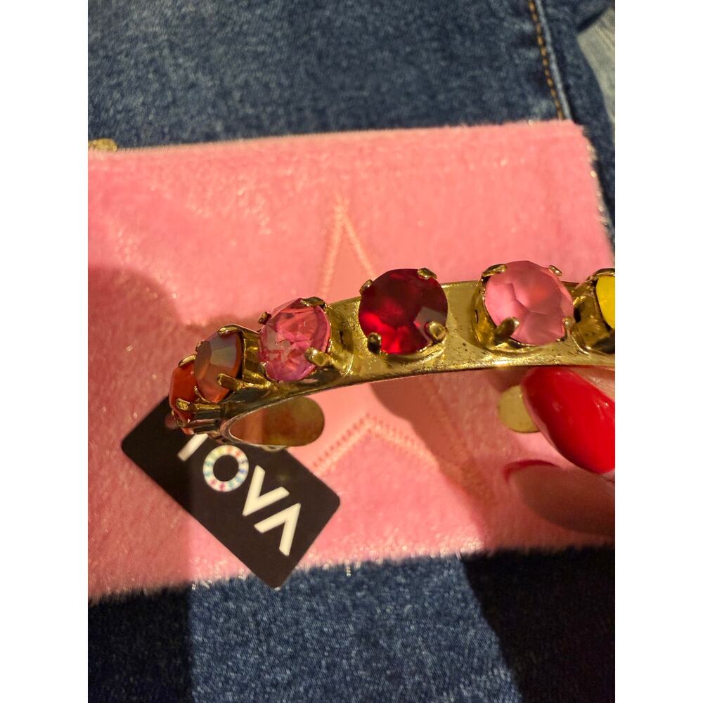 TOVA Kiki Cuff in Ombre Pink Multicolor NWT - Picture 9 of 13